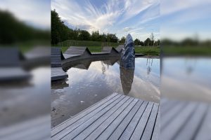 Klaipėdos parkuose – apstu vandens: kai kur apsemtos ir vaikų žaidimų aikštelės