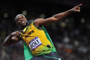 Olimpinė sprinto žvaigždė U. Boltas ir jo partnerė susilaukė dukrelės