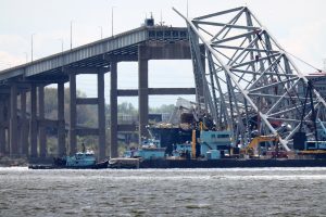 Žiniasklaida: FTB dėl Baltimorės tilto griūties pradėjo baudžiamąjį tyrimą