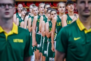 Europos čempionate Lietuvos 16-metės įspūdingai sutriuškino Daniją