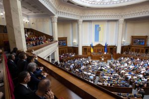 Ukrainos Aukščiausioji Rada atsisakė svarstyti mobilizacijos įstatymo projektą