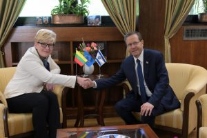 I. Šimonytė: Lietuva brangina draugystę su Izraeliu
