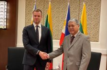 G. Landsbergis su Filipinų kolega aptarė bendradarbiavimą, dvišalius santykius