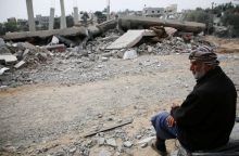 B. Netanyahu pritarė naujam derybų dėl ugnies nutraukimo Gazos Ruože raundui