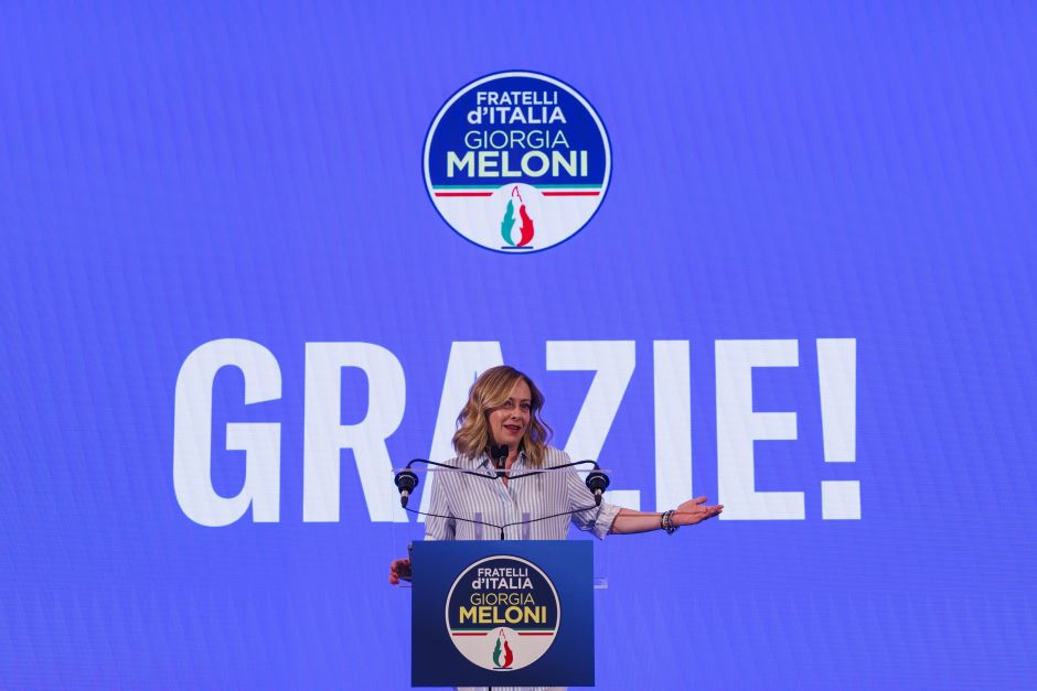 Dopo le elezioni europee, le posizioni del primo ministro italiano G. Meloni, di estrema destra, si sono rafforzate