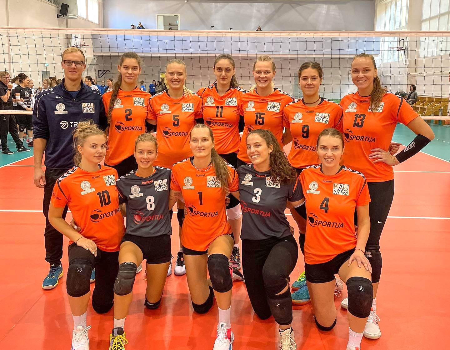 Kauno-VDU volleyballag styrker for internasjonale utfordringer