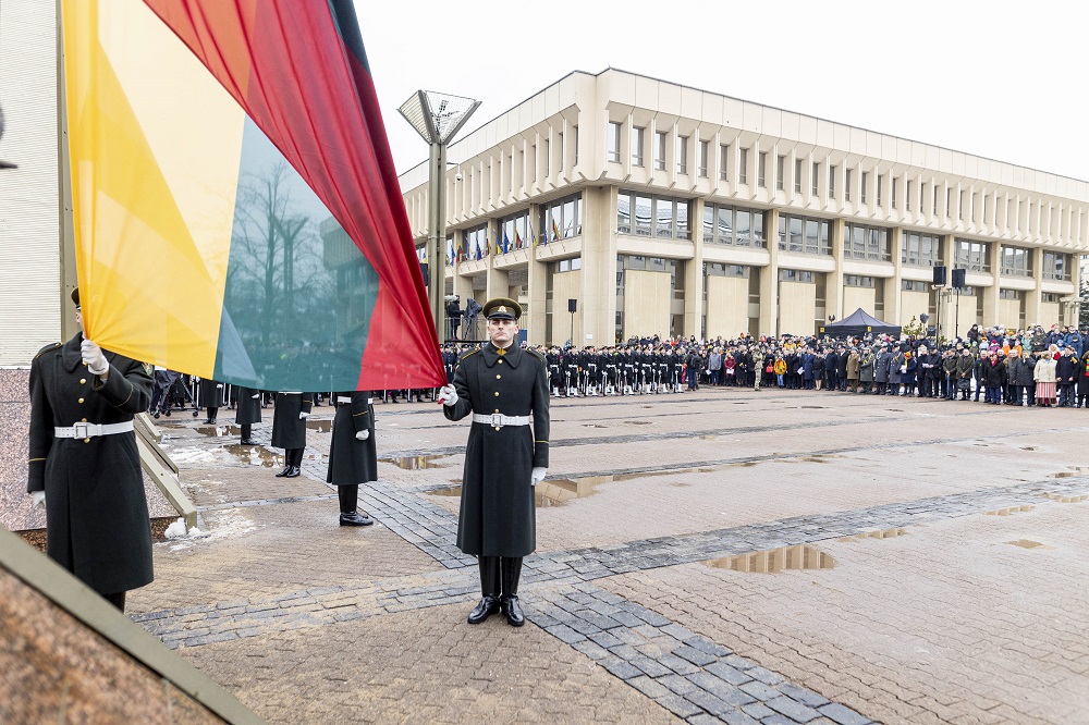 Kilka tysięcy osób zebrało się w Wilnie, aby świętować odzyskanie niepodległości