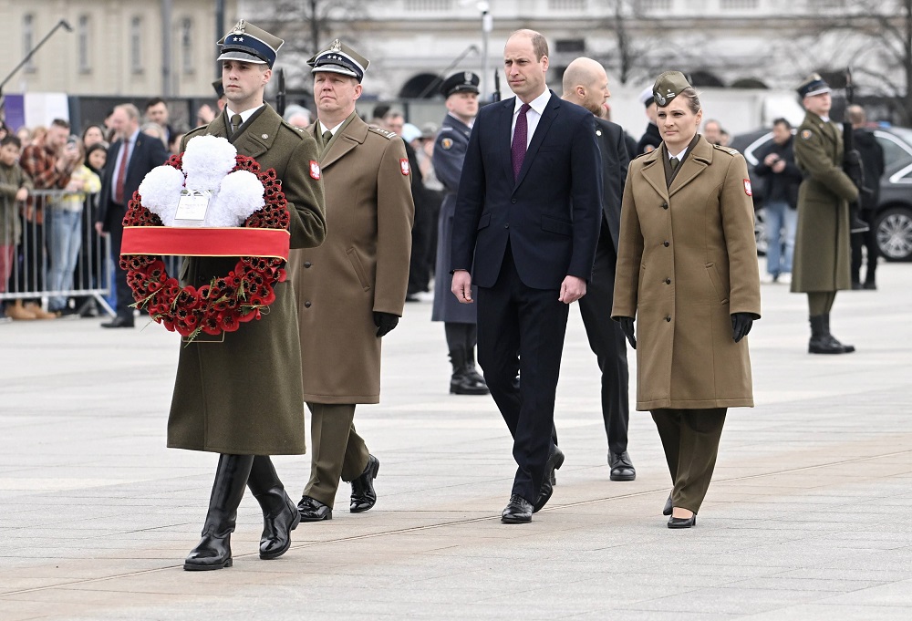 Brytyjski książę William podziękował Polakom za pomoc Ukrainie