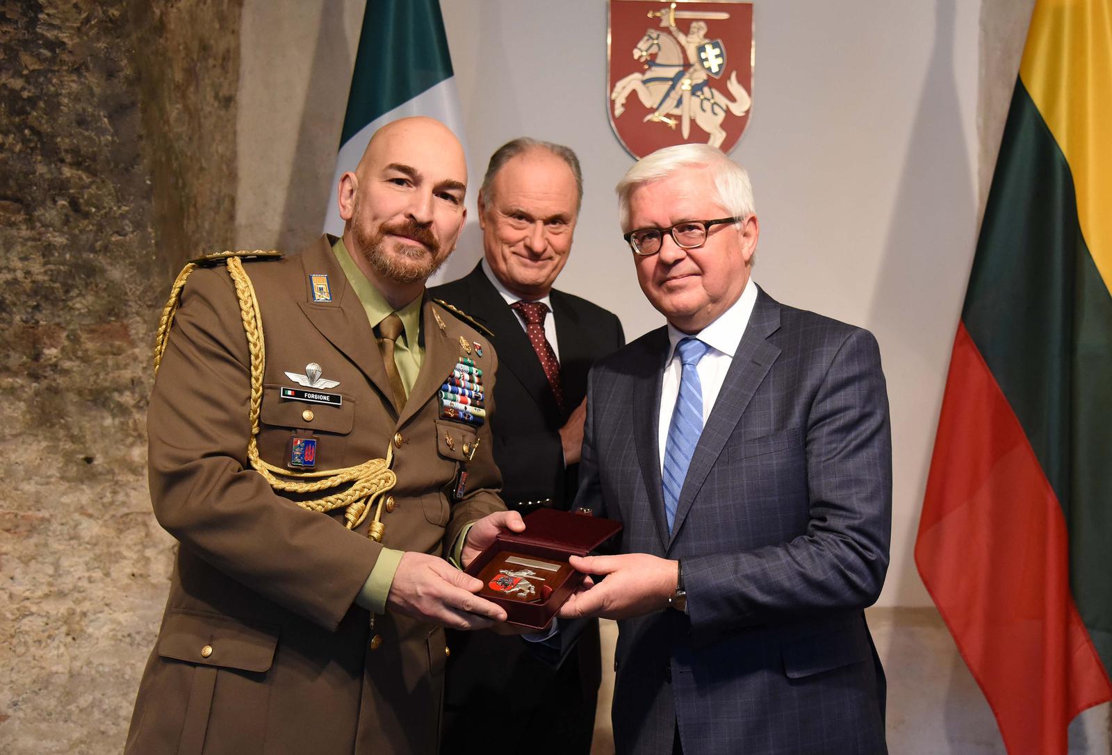 Accreditato il nuovo addetto difesa italiano in Lituania