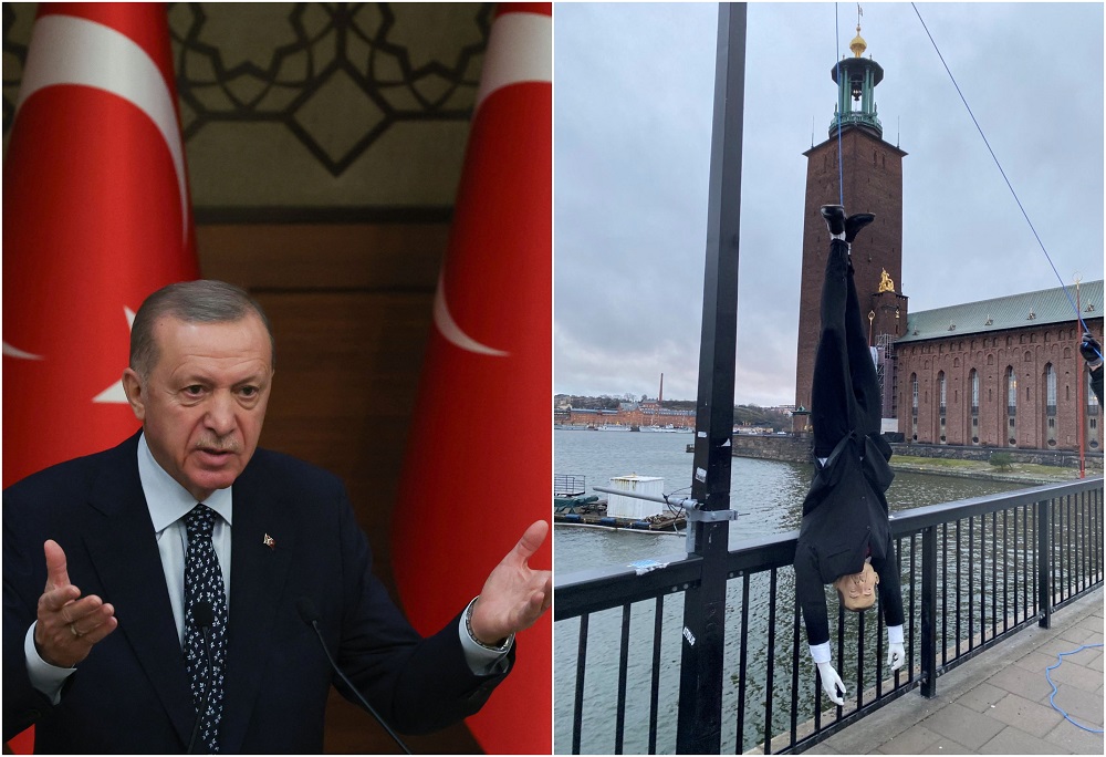 Il primo ministro svedese condanna l’esecuzione simulata della bambola di RT Erdogan