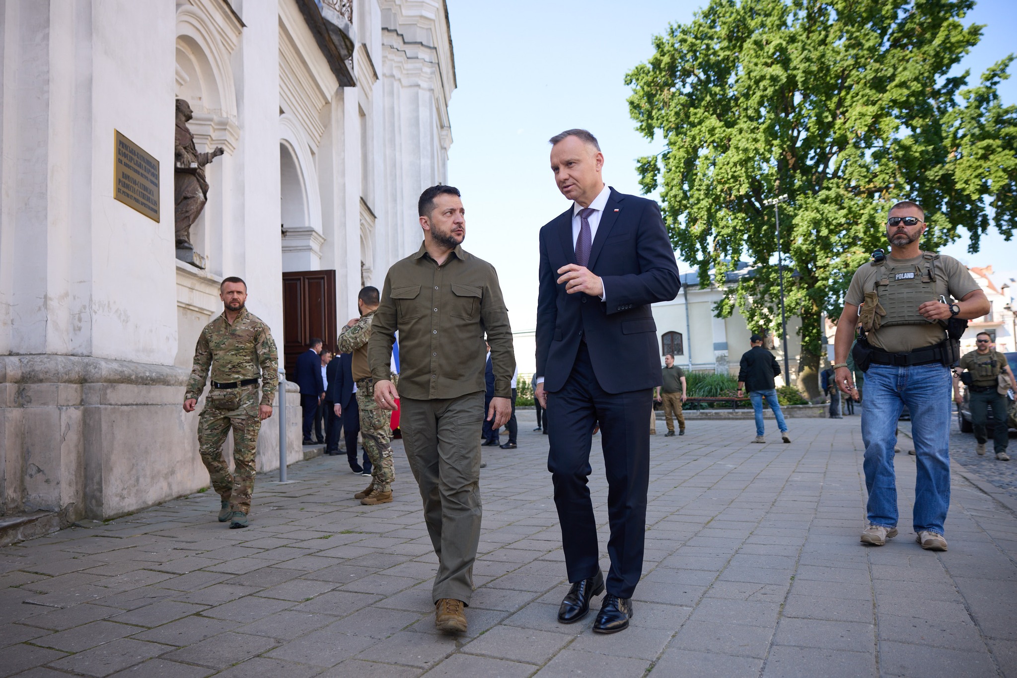 Prezydent RP odwiedza ukraińskie miasto Łuck