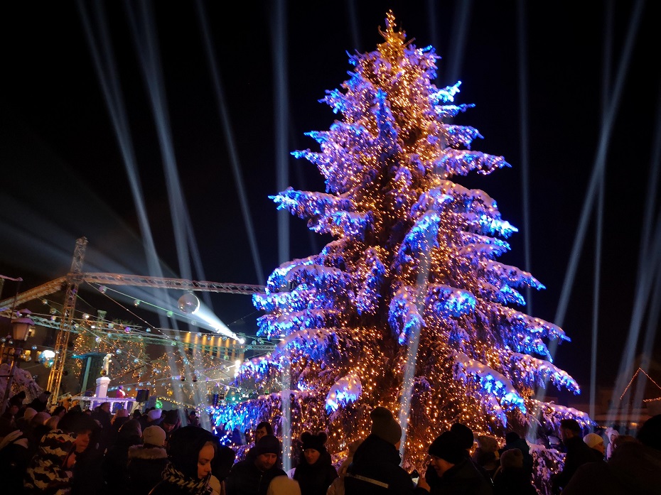 I Klaipėda tennes byens viktigste juletre!