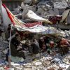 Palestiniečiai: per Izraelio puolimą centrinėje Gazos Ruožo dalyje žuvo dešimtys žmonių