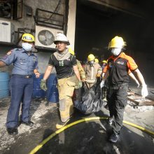Filipinų gamykloje – gaisras
