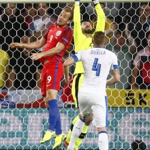 Anglijos futbolininkams lygiosios su Slovakija garantavo vietą aštuntfinalyje
