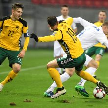 Lietuvos futbolininkams Slovakijoje – itin skaudus dūris