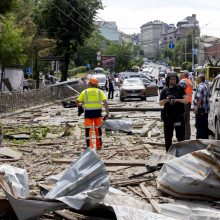 per smūgį antrai Kyjivo medicinos įstaigai žuvo 4 žmonės