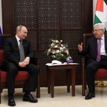Palestiniečių prezidentas M. Abbasas lankysis Maskvoje
