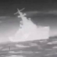 Ukraina skelbia prie Krymo sunaikinusi rusų karo laivą