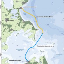 Prosjekt: Planen er å bygge en ny gassrørledning fra Mukran til Lubmin langs den tyske østersjøkysten.