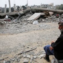 B. Netanyahu pritarė naujoms deryboms dėl paliaubų Gazos Ruože