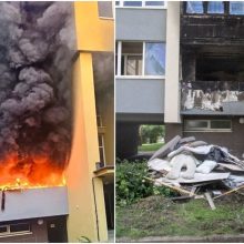 Nelaimė Palangoje: sprogusio buto remonto darbus įmonės atliks labdaros pagrindu