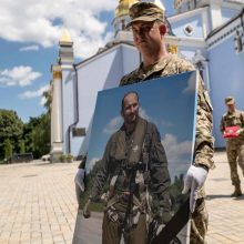 Ukraina atsisveikino su ginkluotųjų oro pajėgų asu ir vienu iš „Kyjivo vaiduoklių“
