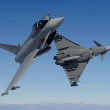 Vokietija ketina įsigyti dar 20 naikintuvų „Eurofighter“ gynybai sustiprinti