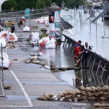 Potvyniai Bavarijoje sutrikdė Europos Parlamento rinkimus