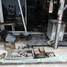 Bankoko naminių augintinių turgų nusiaubęs gaisras pražudė daugybę gyvūnų