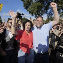 Į Ispaniją grįžo Katalonijos separatistų lyderė