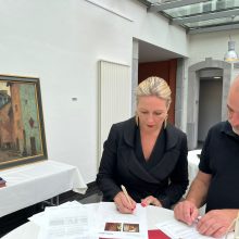 Nacionaliniam dailės muziejui perduoti Vilnių vaizduojantys vokiečių dailininko darbai