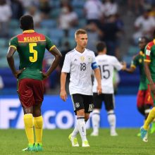 Išsiuntę Kamerūną namo vokiečiai keliauja į pusfinalį