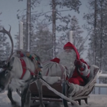 Kalėdų Senelis ruošiasi kelionei aplink Žemę