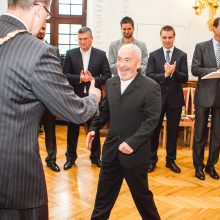 Europos krepšinio vicečempionai Kaune pagerbti apdovanojimais ir patrankos salvėmis