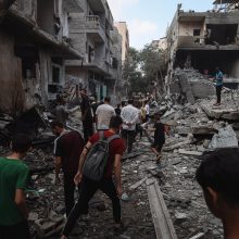 JAV ragina JT Saugumo Tarybą balsuoti dėl paliaubų Gazos Ruože plano