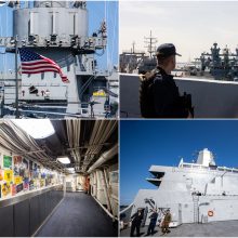 Klaipėdoje prišvartuotas „USS New York“ – memorialas Rugsėjo 11-osios aukoms