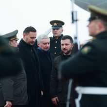 Į Lietuvą atvyko Ukrainos prezidentas V. Zelenskis