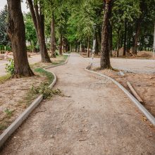 Kaune kuriamos naujos žaliosios erdvės: darbininkai pluša net keliuose parkuose