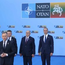 V. Zelenskis atvyko tartis dėl Ukrainos narystės sąlygų NATO: norime viską suprasti vienodai