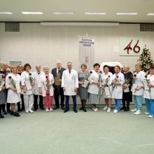 Ilgamečiams darbuotojams Klaipėdos universitetinė ligoninė – kaip antrieji namai 