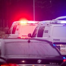 Policijos automobilyje Vilniuje mirė vyras