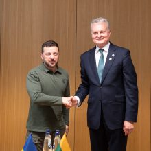 Lietuvos ir Ukrainos vadovai pasirašė susitarimą 10 metų bendradarbiauti saugumo srityje