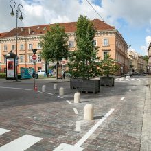Vilniaus senamiestyje atsiras vietos trumpam automobilių, turistinių autobusų sustojimui