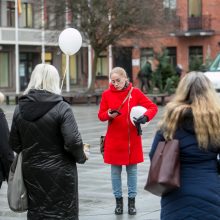 Kaune tėvai vėl protestuoja prieš „gpasą“ vaikams: „Šalin rankas nuo mūsų vaikų“