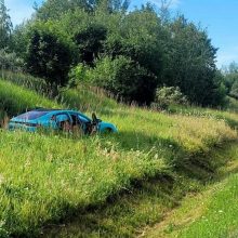 Avarija „Via Baltica“ kelyje: „Porsche“ automobilyje – trys girti vyrai, kas vairavo – neaišku