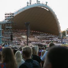 Šimtmečio Dainų šventės finalas: visa Lietuva kartu giedojo himną  