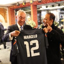 Portugalijos prezidentas susitiko ir su „Stumbro“ futbolininkais