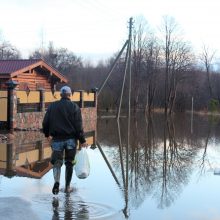 Potvyniams suvaldyti Klaipėdos savivaldybė siūlo palei Danę nestatyti pylimų, o valyti upes