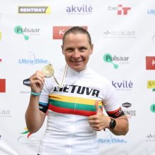 Kalnų dviratininkė K. Sosna – vėl pasaulio reitingo viršūnėje!